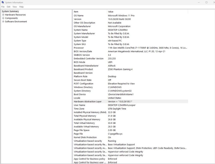 PC Gaming, Intel i7 11700KF, 32 GB DDR4, 1TB SSD, GeForce RTX 3070 Ti