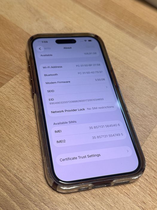 iPhone 15 Pro 128