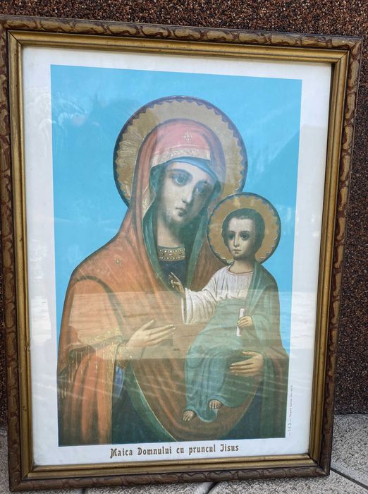 Icoane vechi cu Isus Hristos si Maica Domnului