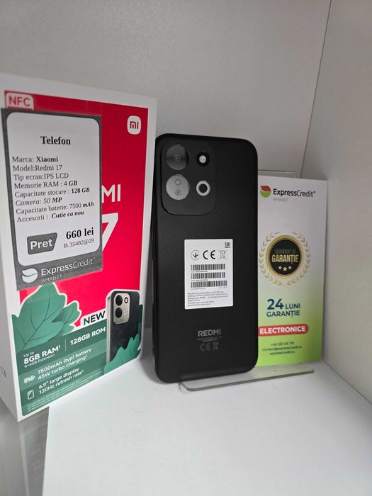 Telefon Xiaomi Redmi 17 (Ag 29 Siraj ) B35482 / Garantie 2 Ani !!