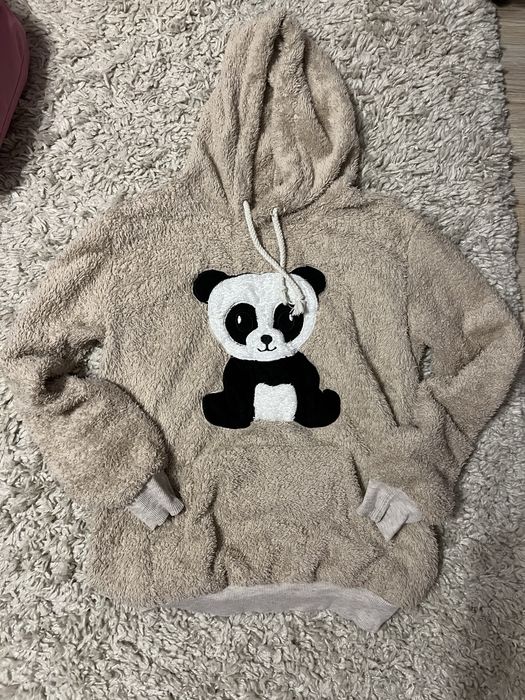 Пухесто худи с панда
