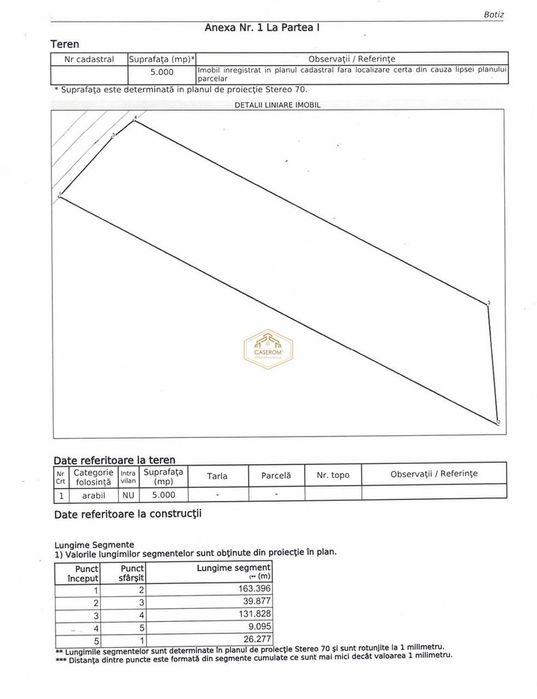 Teren extravilan - 5.000 m² in Botiz | 3 km de Satu Mare