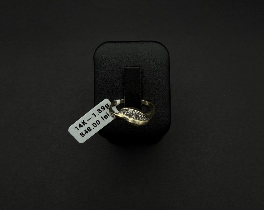 Bijuteria Royal inel aur 14 k 1.89 gr