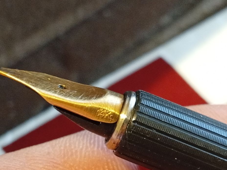 Stilou Aurora  argint placat cu aur