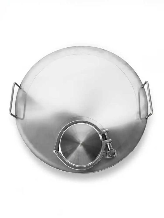 Butoi INOX 80 L cu capac clamp si garnitura, cadou robinet din INOX