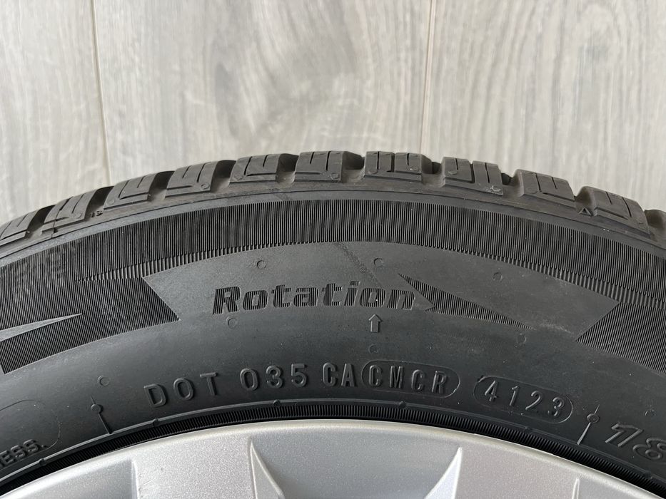 Джанти 15 цола 5х100 за Шкода Фабия, Рапид със зимни гуми 185/60/15