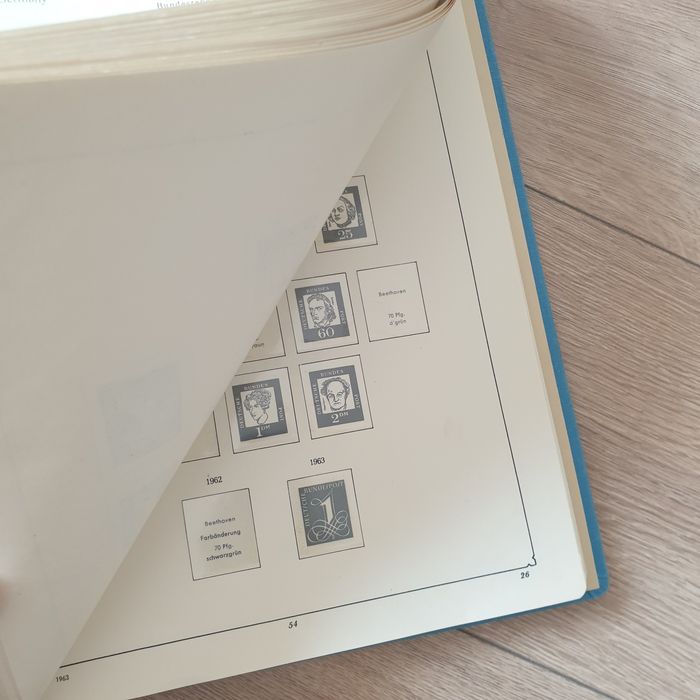 Clasor album timbre KABE Germania Bundesrepublik Deutschland 1949 1975