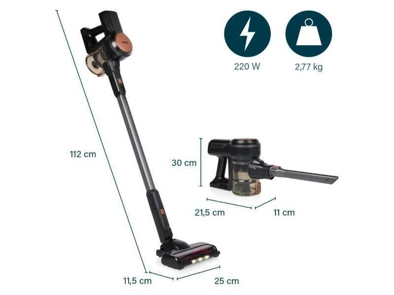 Вертикална Прахосмукачка Princess Dynamic Storm 339390 – 220W, 22 000Pa