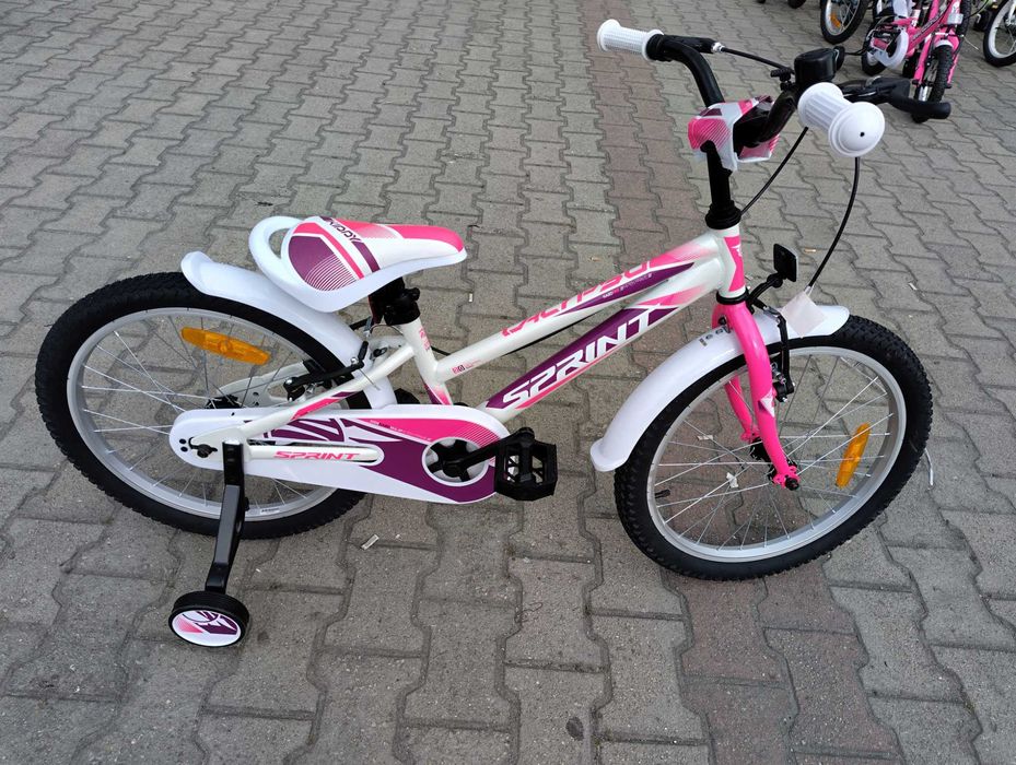 SPRINT Велосипед 20" ALICE бял