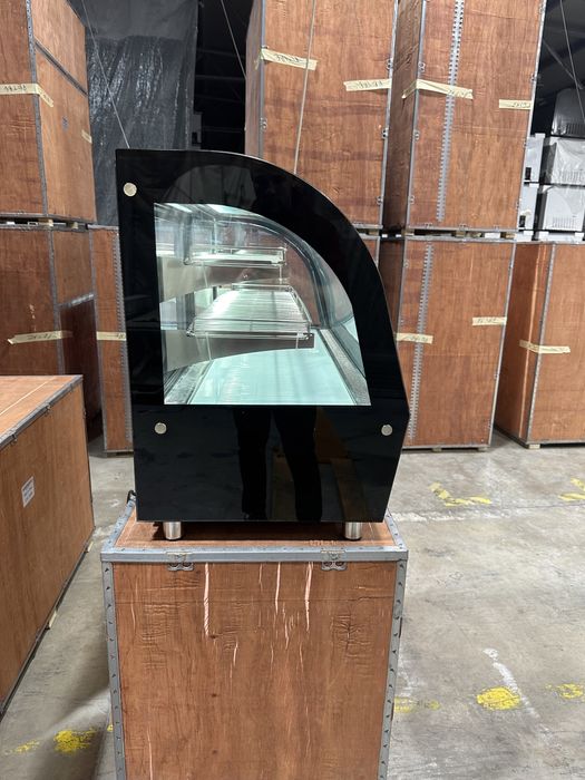 Vitrina de banc Lisa 120 cm / Refrigerare sau Vitrina calda / INOX