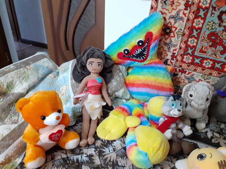 Игрушки мягкие   .