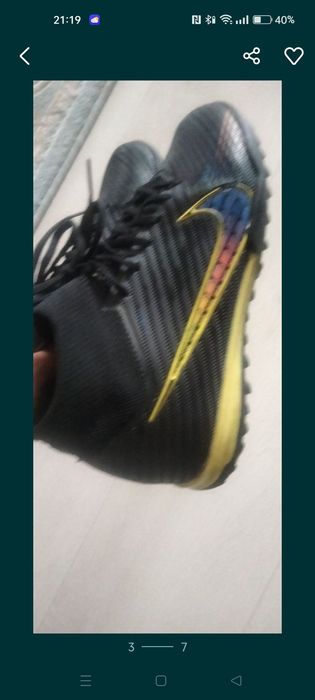 Футбольные бутсы  38р