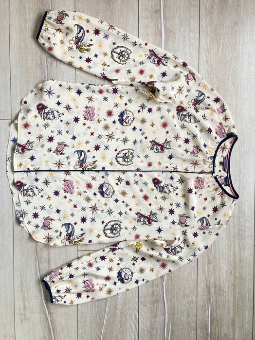 Tommy Hilfiger 100% Silk дамска копринена блуза коприна размер 4 / M