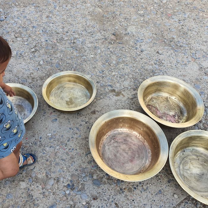 Латуньевые тазики в