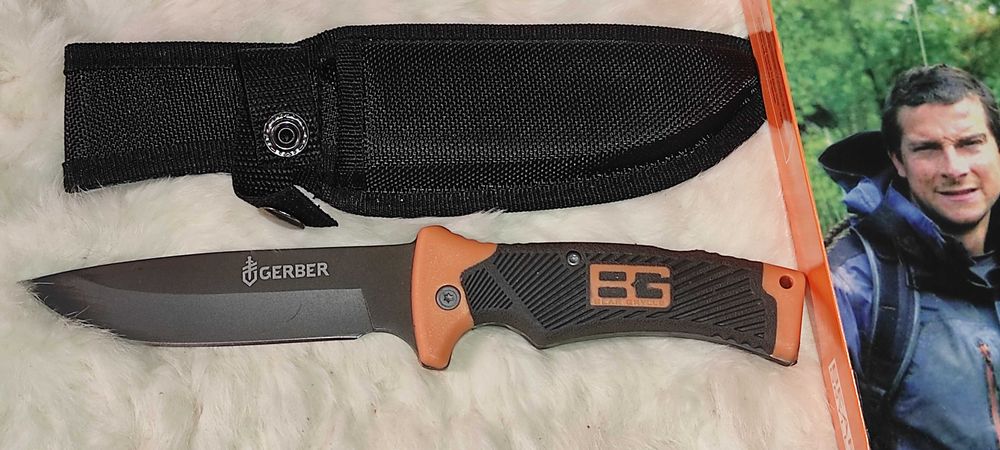 Cuțit Gerber Bear Grylls nou,  vânătoare, drumeții și camping.