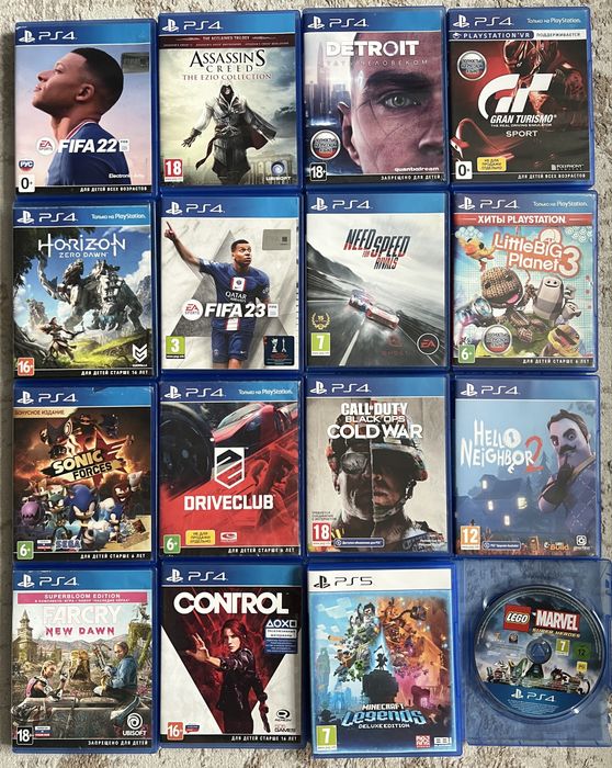 Игры на ps4 ps5 оригинальные