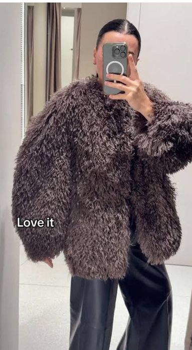 Вайръл палто Zara, размер М