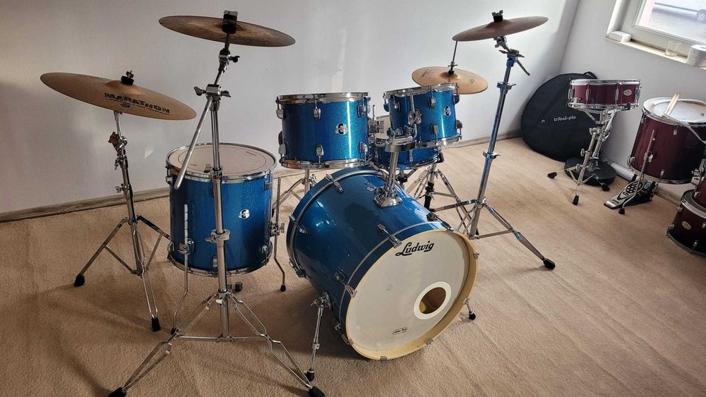 Tobe acustice, Ludwig Element Evolution, Limited Series, Blue Sparkle