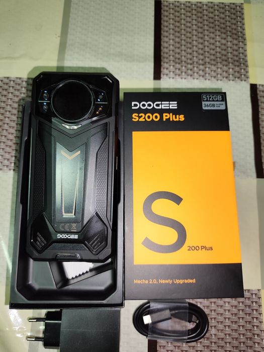 Смартфон DOOGEE S200 PLUS 16 ГБ/512 ГБ черный
