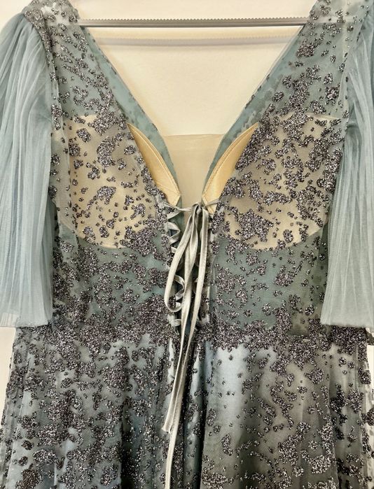 Rochie de ocazie lunga stil printesa, rochie nasa, botez, marimea 42