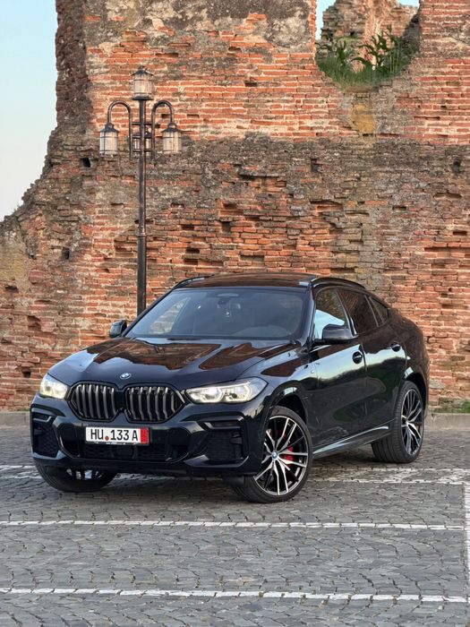 BMW X6 4.0d Mild Hibrid 340Cp Grila Iluminata Far laser Extra full