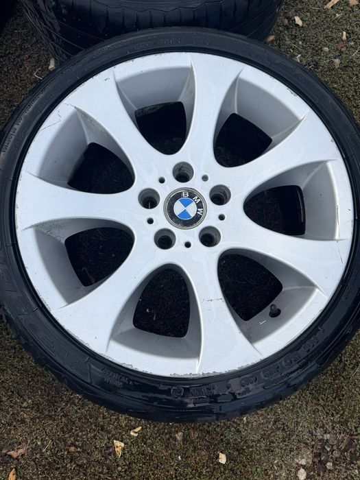Vând jante R18 BMW originale cu anvelope vara slick RUNFLAT