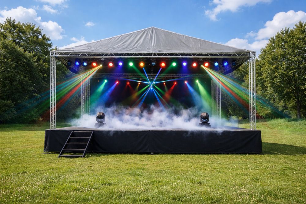 Сцена за празненства под наем