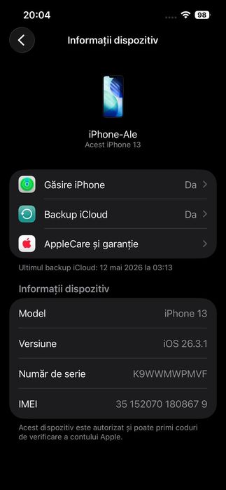 iPhone 13 impecabil