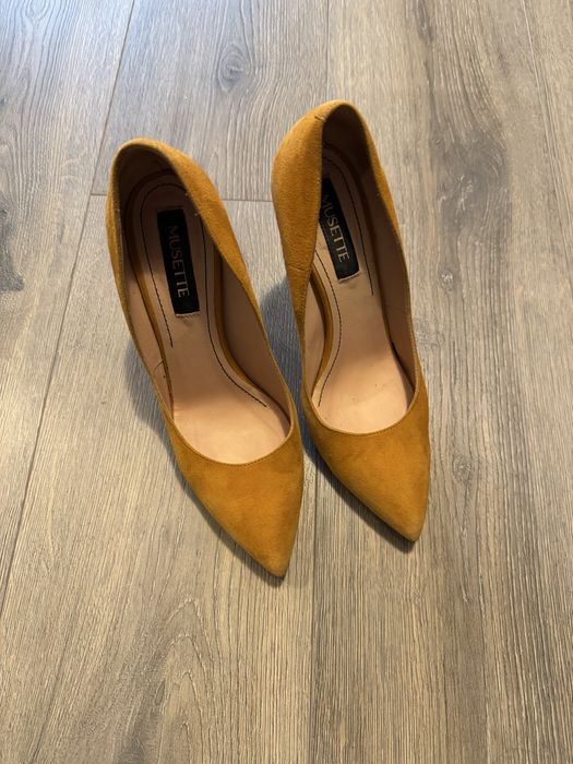 Pantofi Musette piele intoarsa 38