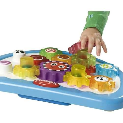 Детска музикална играчка Playschool Завърти колелата Играчка със зъбни колела Hasbro