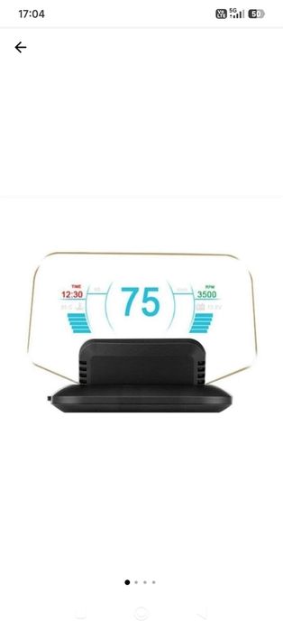 Табло дисплей за предно стъкло, HUD, с двоен GPS и OBD2 система, C1