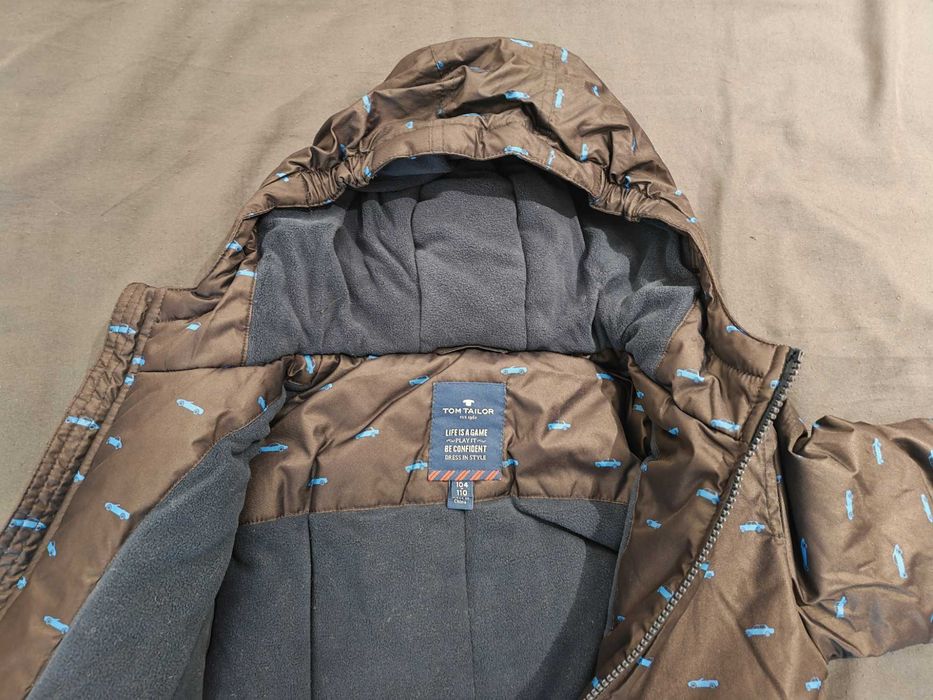 Зимно яке Tom Tailor, размер 104-110 за 4-5години, ново с етикет