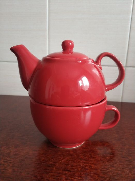 Чайник заварной плюс чашка