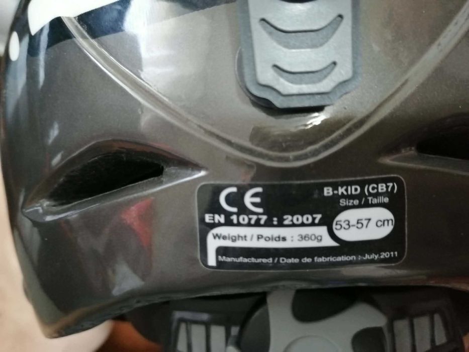 Детска ски каска Bollé Bolle сива с бял дизайн | Bollé Kids Ski Helmet Grey White Youth