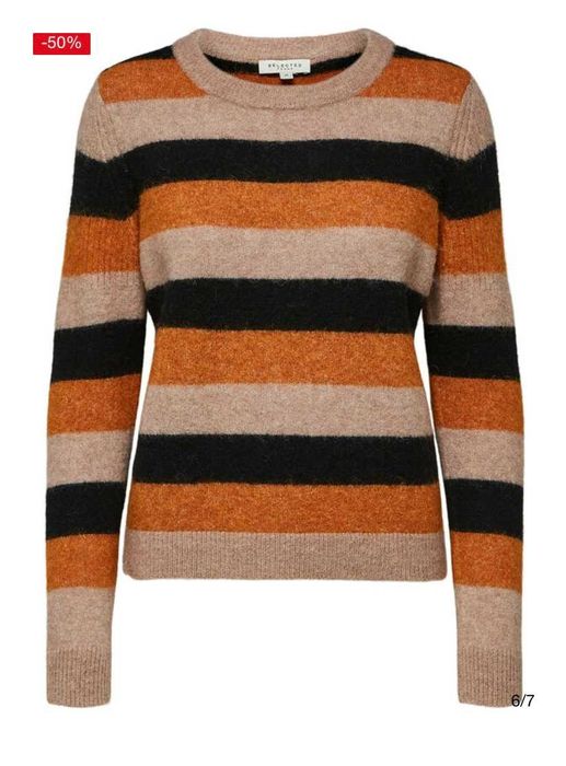 Пуловер  Selected Femme вълна и алпака