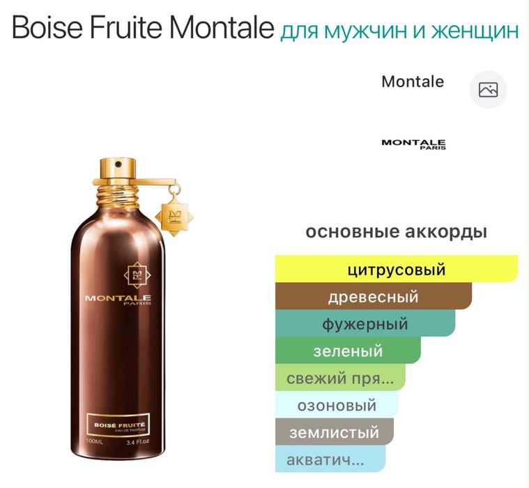 Продам парфюм Montale
