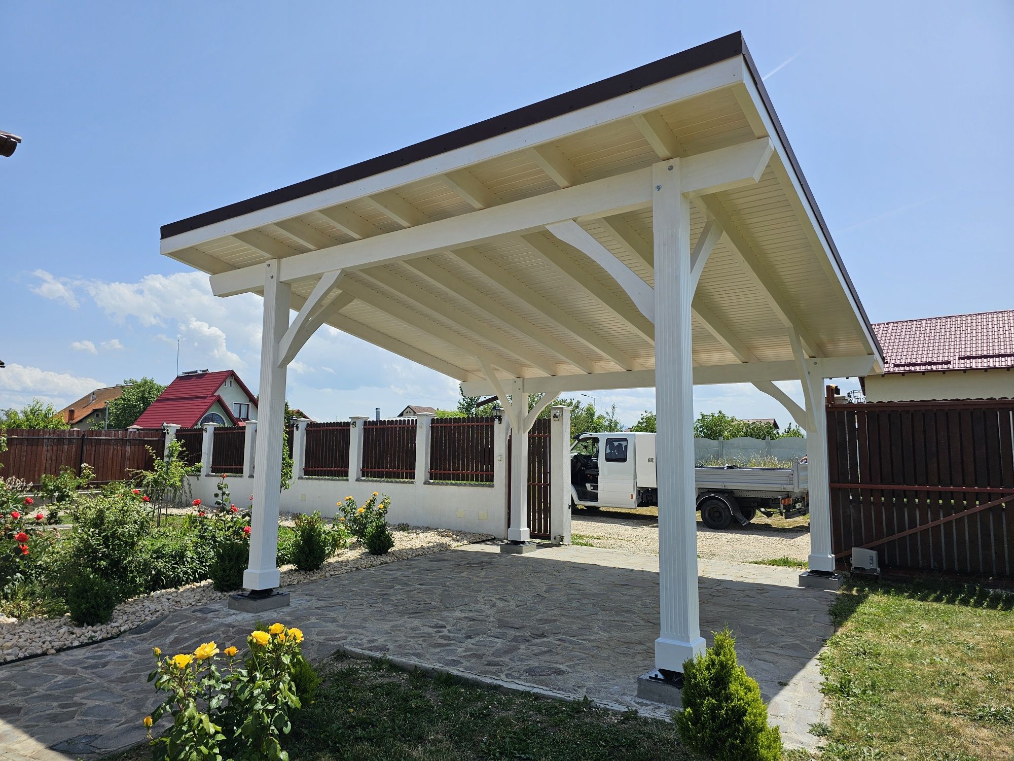 Carport terasa foisor magazie copertina pergola pat mobila bucatarie ...