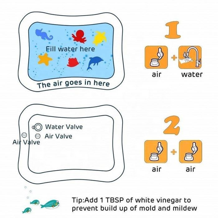Бебешки матрак за игра Морско дъно