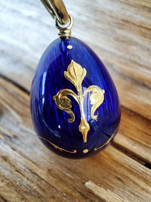 Faberge Pandantiv Aur 18K Oul Faberge Victor Mayer Lantisor Aur 18K