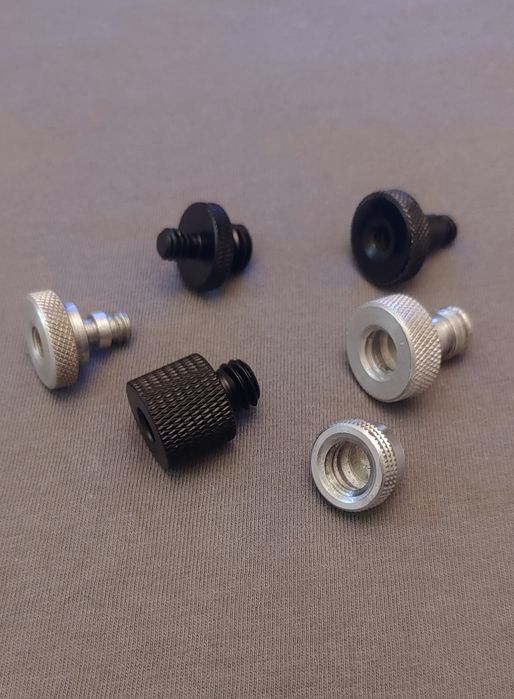 винт переходник штатива 1/4"-3/8"для фотостудии