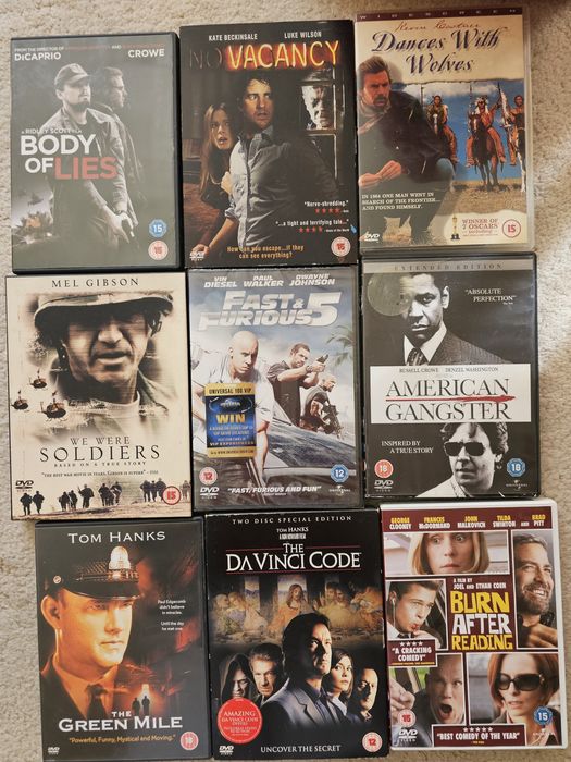 Оригинални DVD на Английски език от лична колекция