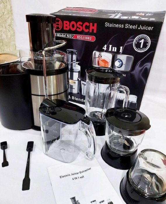 Bosch 4в1 Комбайн Соковыжималка Блендер Чоппер Кофе Сок