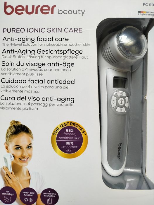 Уред за почистване и антиейджтерапия за кожата на лице