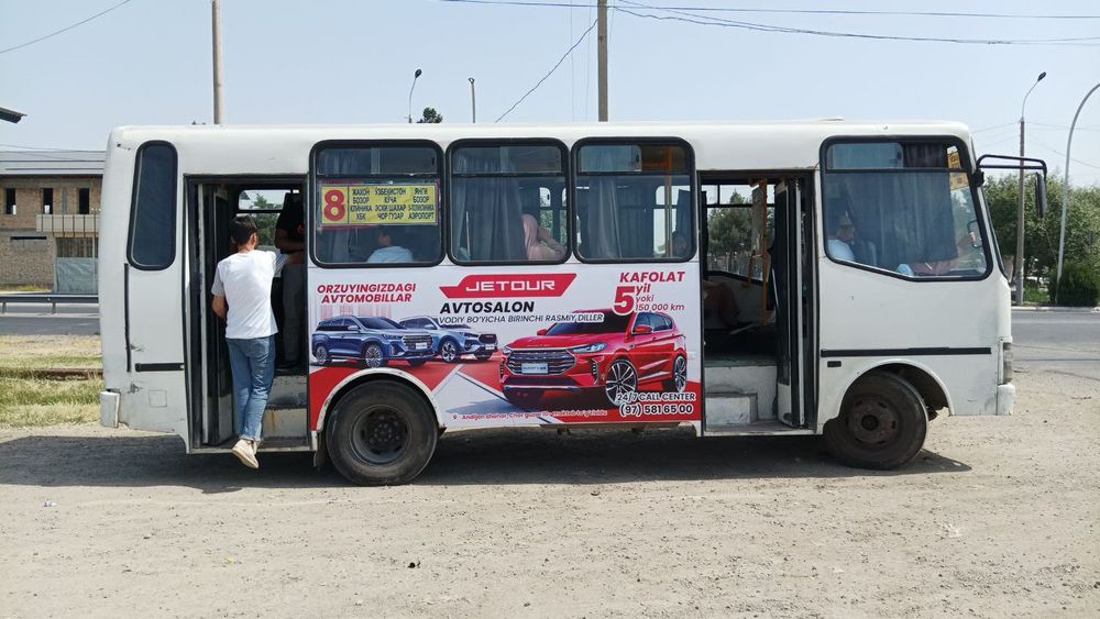 Автобусларда реклама /Республика буйича//