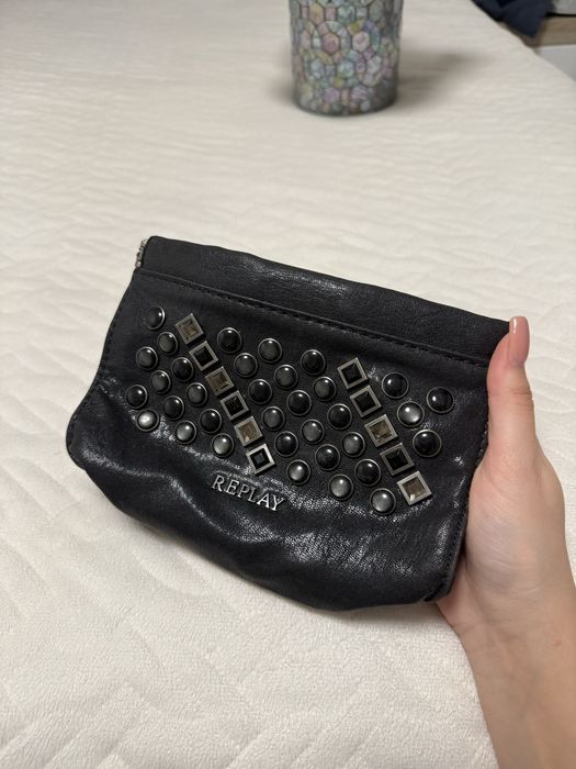 Оригинална чанта Replay с естествена кожа