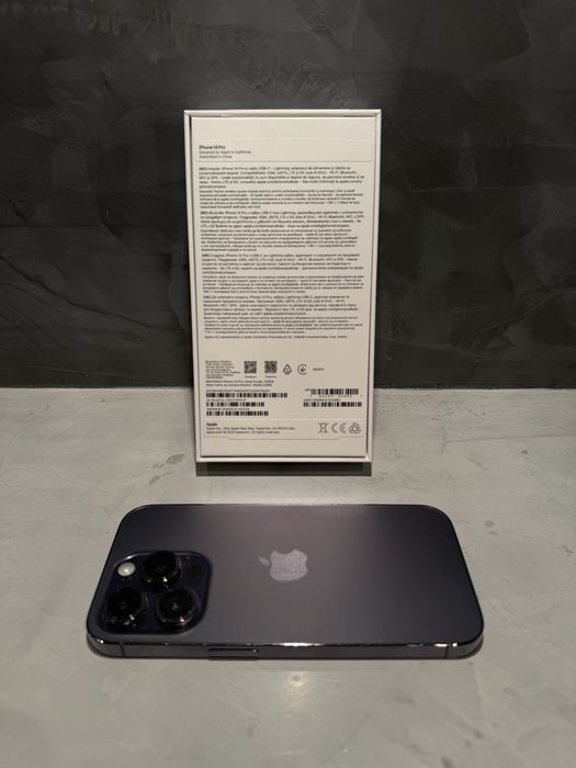 ПЕРФЕКТЕН Iphone 14 Pro 256 GB Deep Purple, 100% батерия