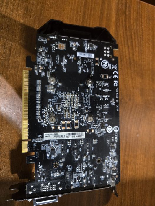 Видеокарта gtx 1050 oc 2gb