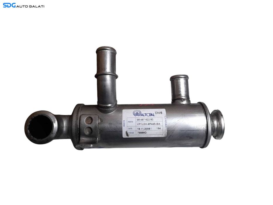 Racitor Gaze EGR Citroen C3 1 1.6 HDI 9HZ 2005 - 2009 Cod 9646762280 VP1U3H-9P445-BA [N1029]