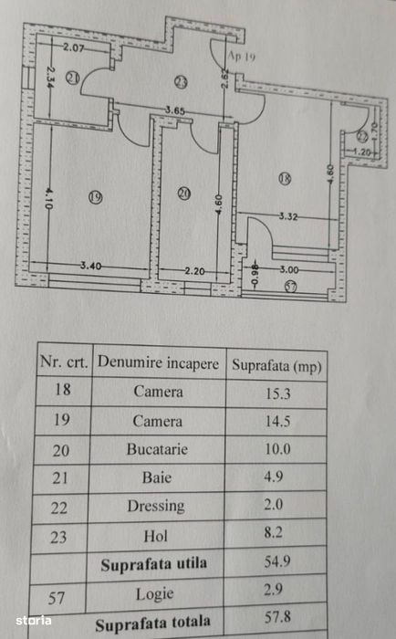 Apartament 2 camere Sos Giurgiului 218 - nemobilat