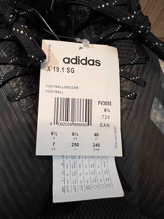 adidas X 19.1 sg бутонки ,калеври ,футболни обувки номер 40